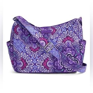 VERA BRADLEY, Lilac Tapestry, On The Go Crossbody **NWT**